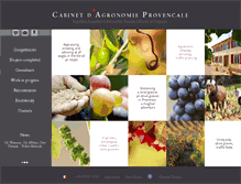 Tablet Screenshot of cabinet-agronomie-provencale.com